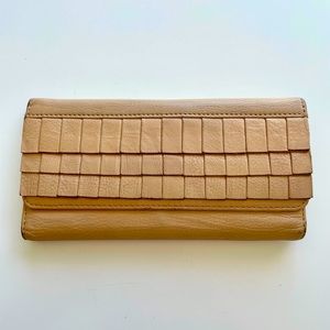 Tan Anthropologie wallet
